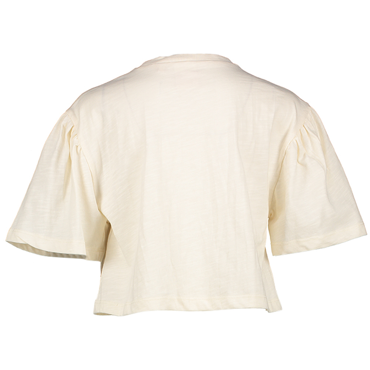 Ecru korte t-shirt AO76