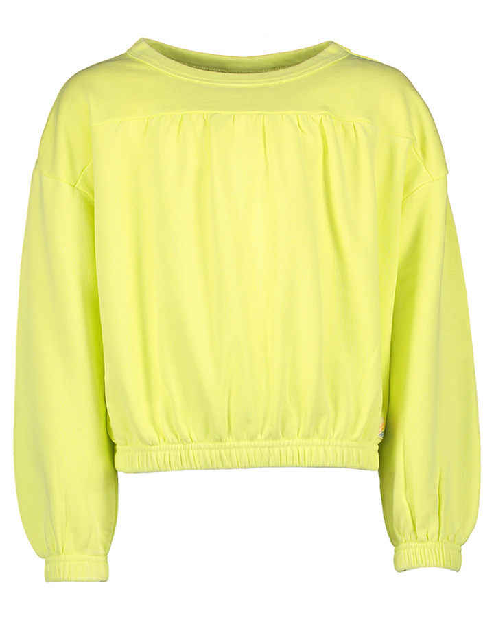 Gele sweater met elastiek detail AO76