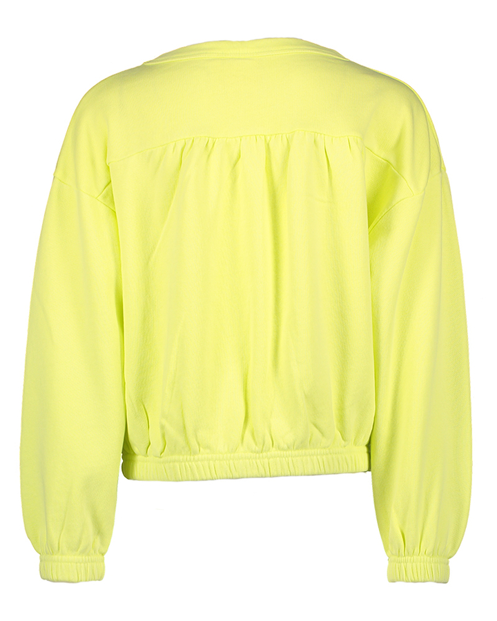 Gele sweater met elastiek detail AO76