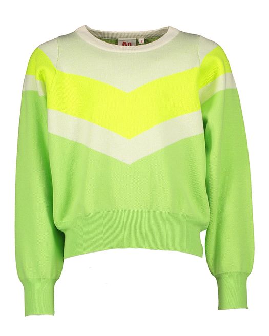 Groene trui multi-color AO76