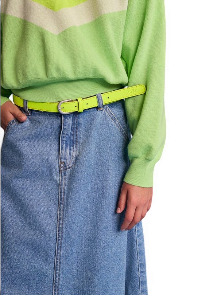 Groene trui multi-color AO76