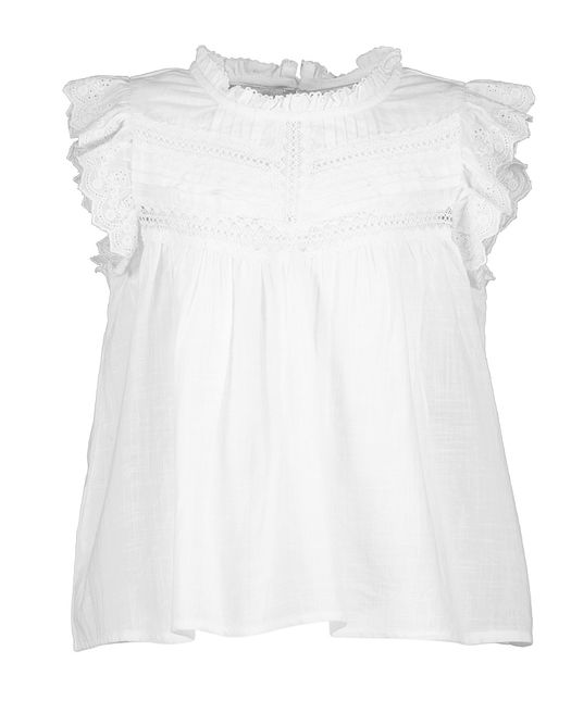 Witte katoenen top AO76