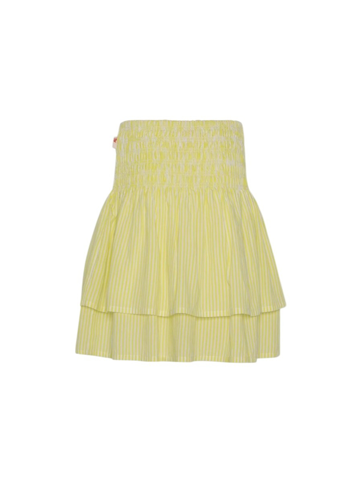 Gestreepte gele rok AO76