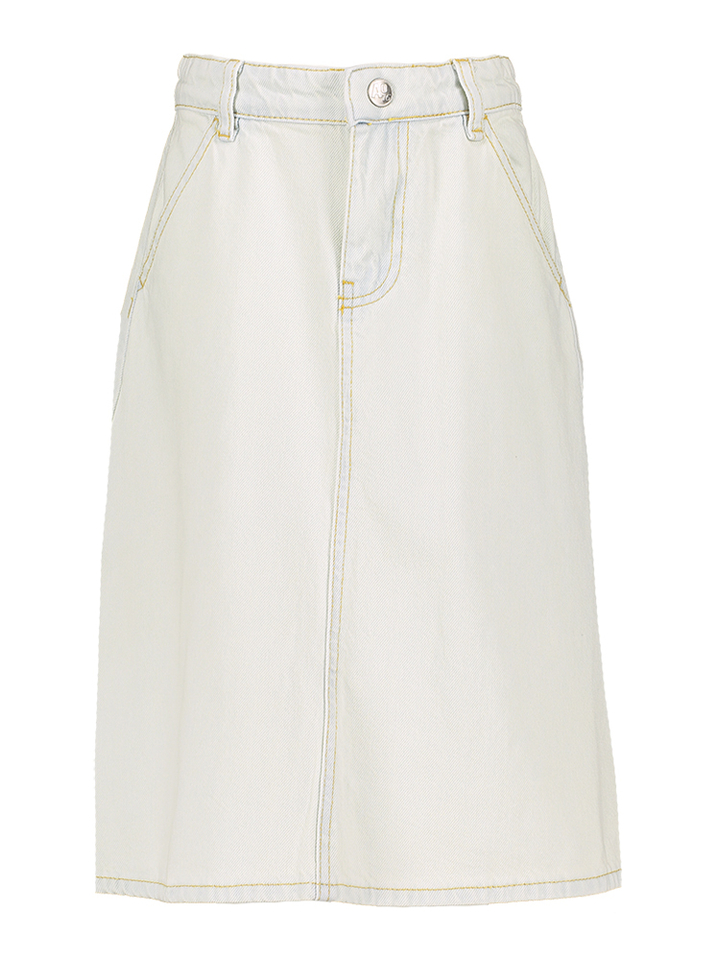 Blauwe jeans rok AO76