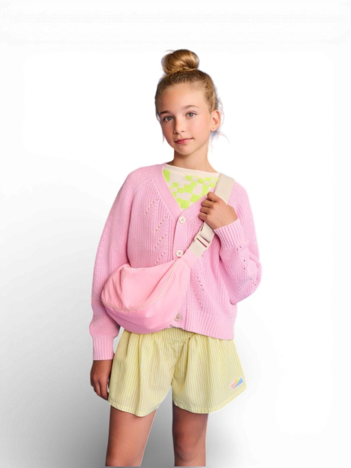Gele gestreepte short AO76