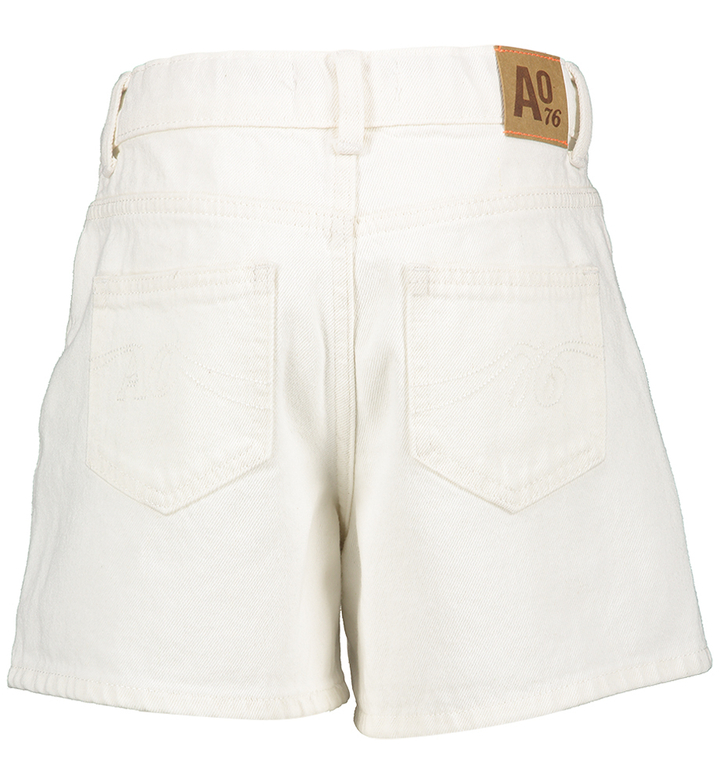 Ecru jeans short AO76