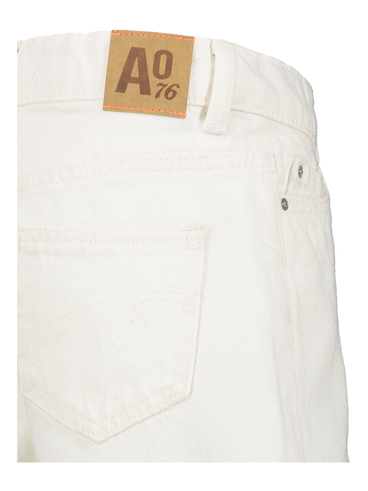 Ecru jeans short AO76