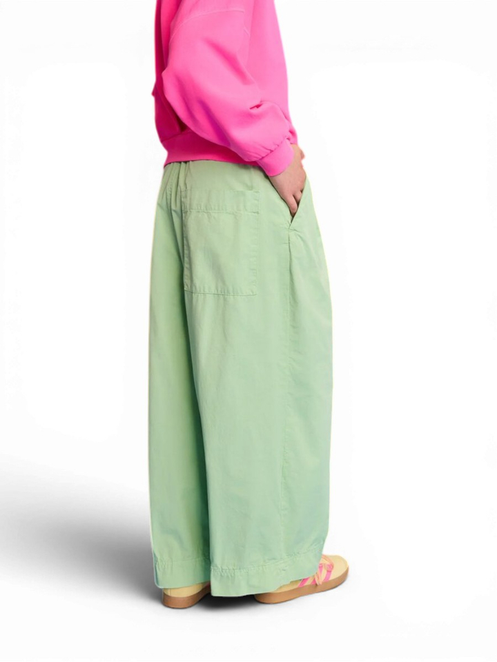 Groene broek met elastiek AO76