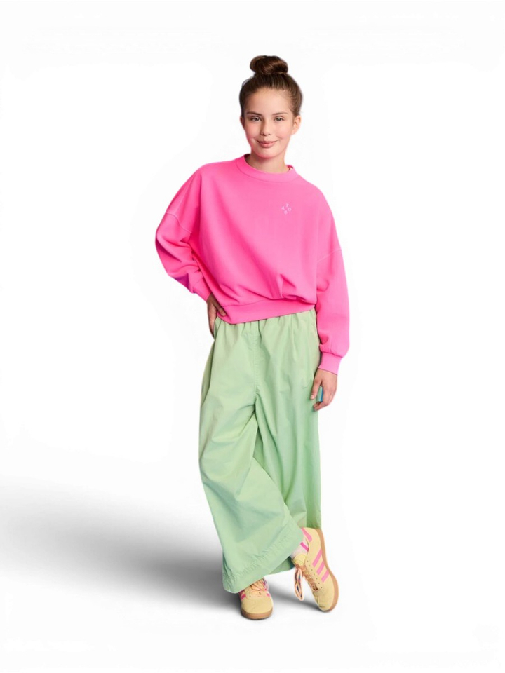 Groene broek met elastiek AO76