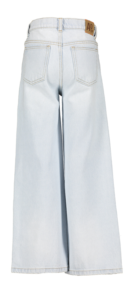 Blauwe flared jeans AO76