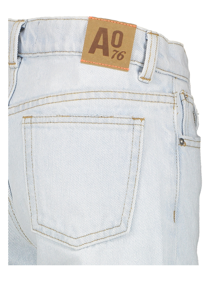 Blauwe flared jeans AO76