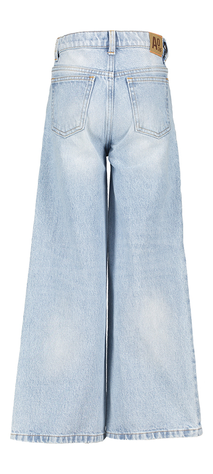 Blauwe flared jeans AO76 