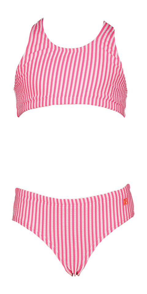 Pink gestreepte beachwear AO 