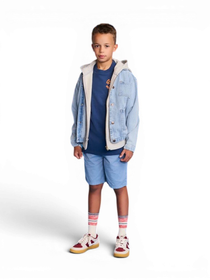 Blauwe short AO76