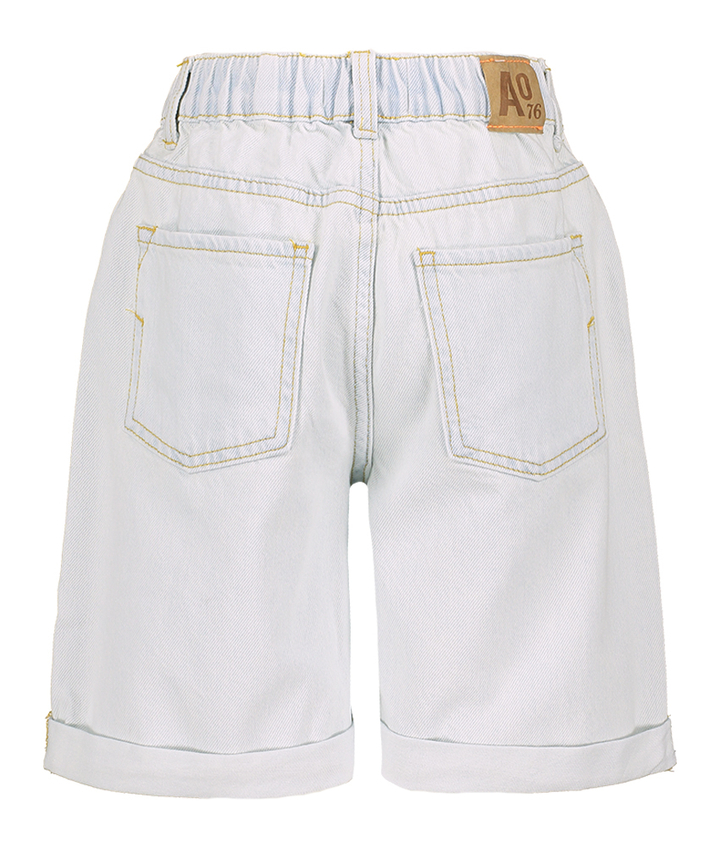 Lichtblauwe jeansshort AO76