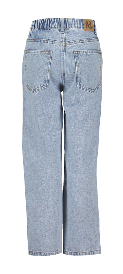 Blauwe loose fit jeans AO76