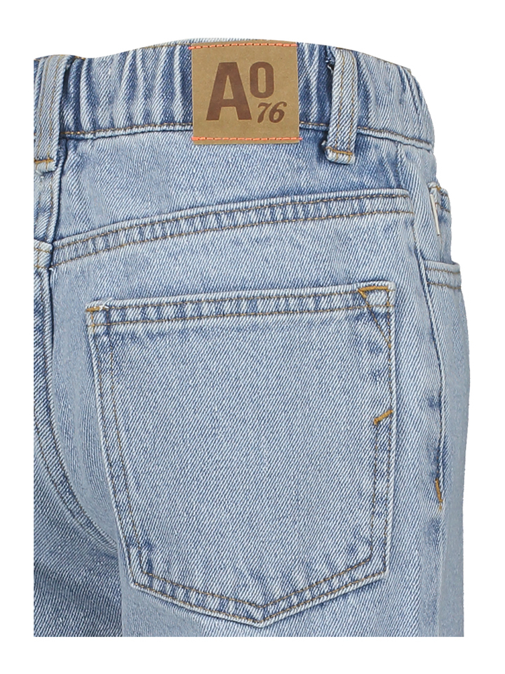 Blauwe loose fit jeans AO76