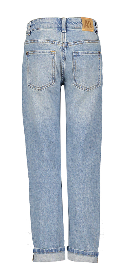 Blauwe slim fit jeans AO76