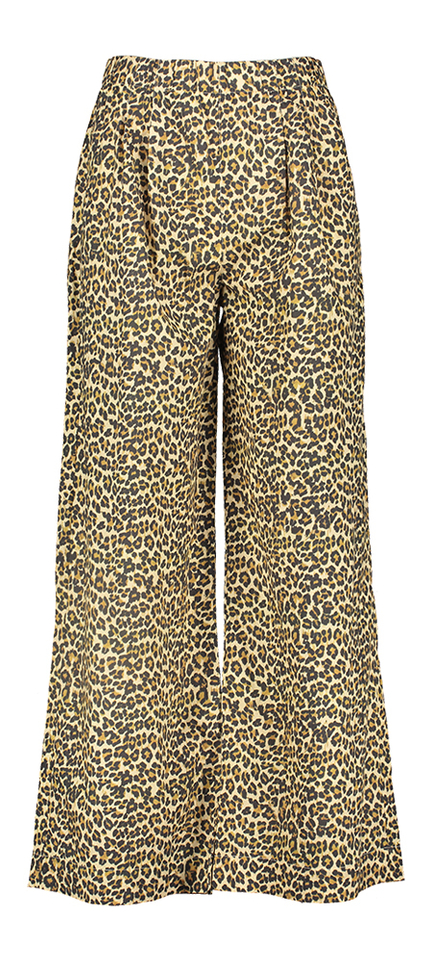 Multicolor oversized dierenprint broek Karyn Bellerose