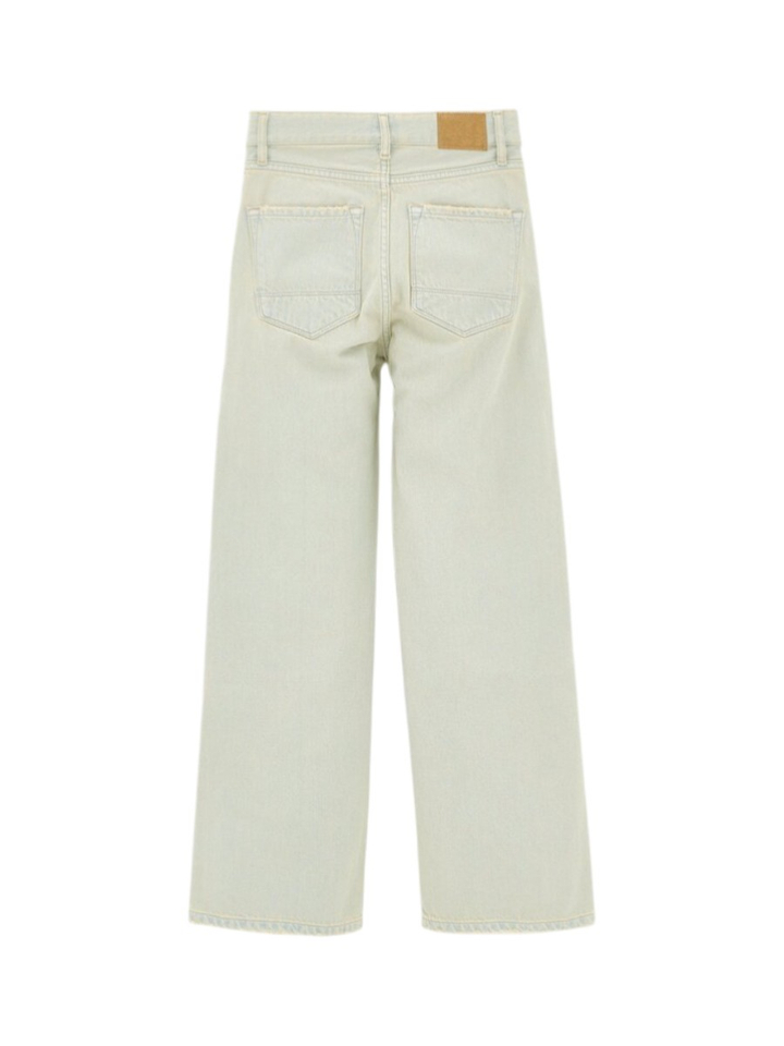 Afgewassen groen flared jeans Poppies Bellerose 