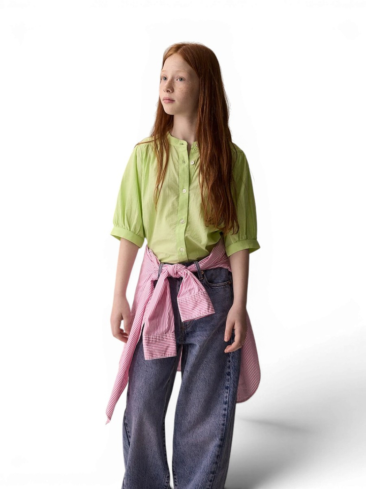 Roze bloes korte mouw Home Bellerose