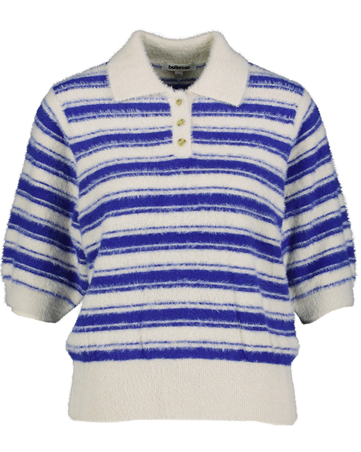 Blauwe gestrepen pull Golle Belle Rose 