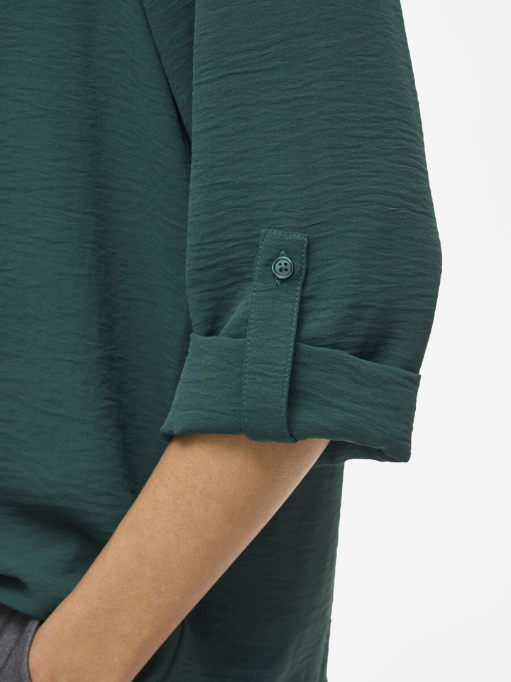 Groene blouse met v-hals Vijosa Vila