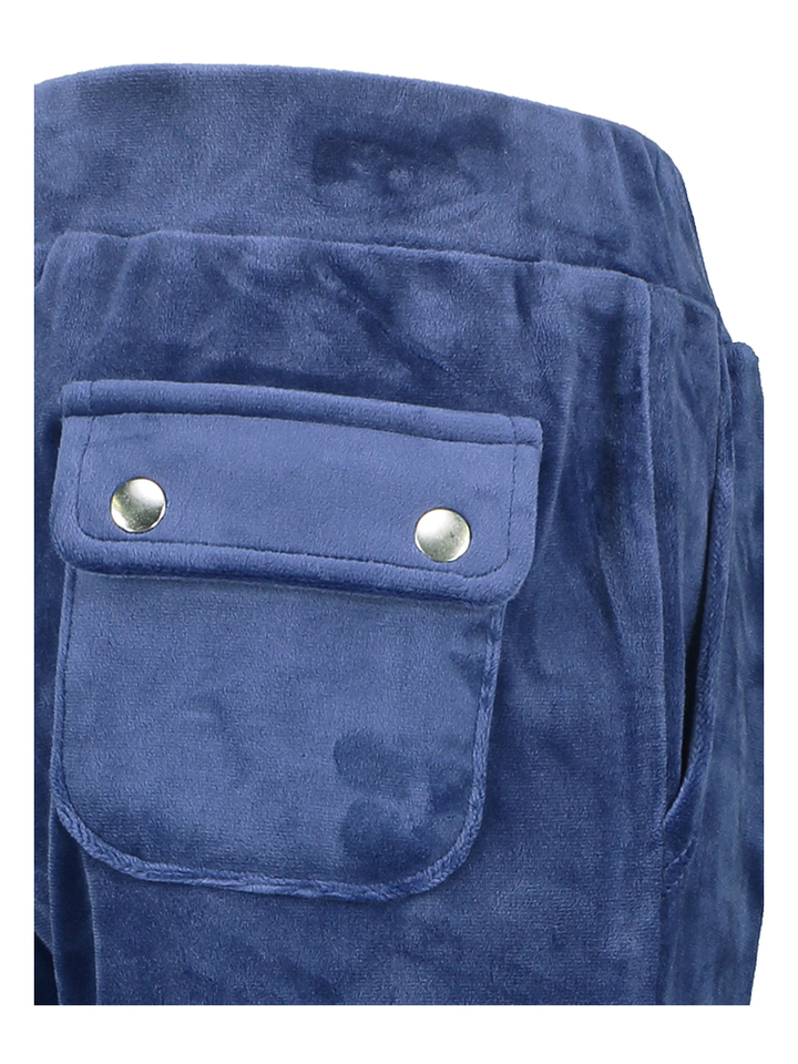 Blauwe trainingsbroek met opgestikte zakken Name It