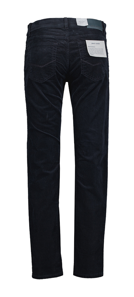 Blauwe ribfluwelen broek Pierre Cardin