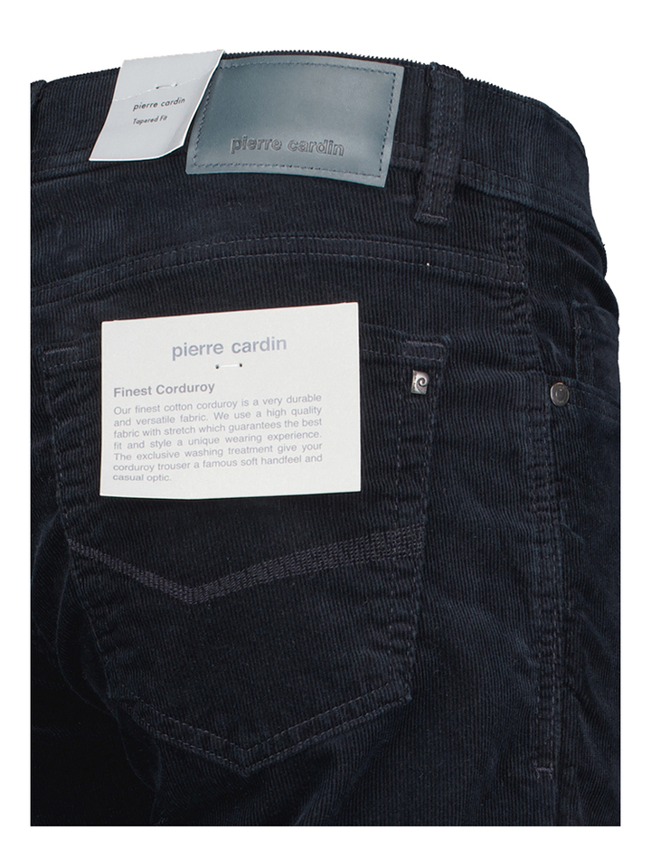 Blauwe ribfluwelen broek Pierre Cardin