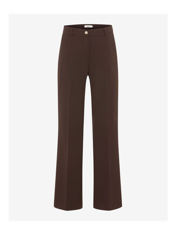 Bruine lange bootcut broek Style.Maine Brax 