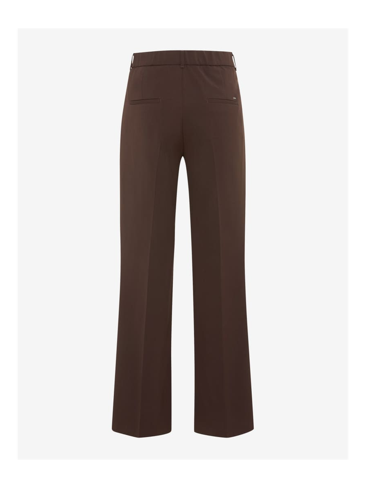 Bruine lange bootcut broek Style.Maine Brax 