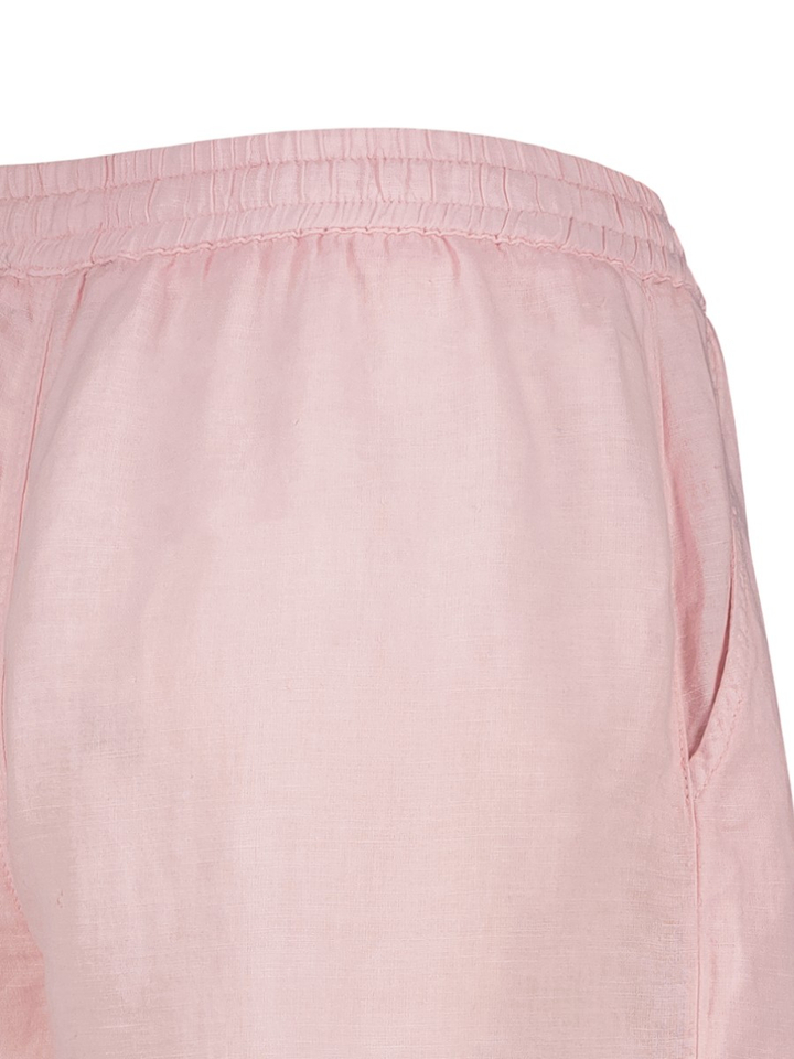 Roze linnen broek Demi Jogger Noir N'Bleu