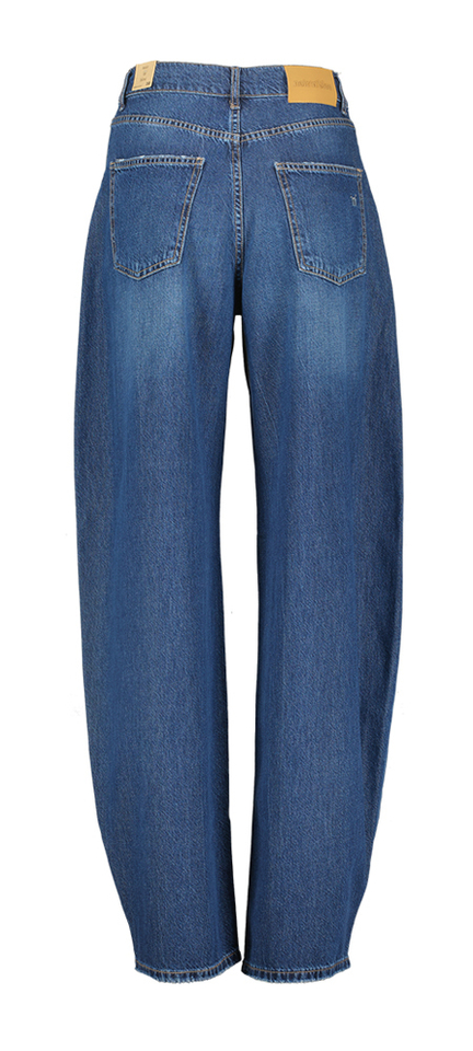 Donkerblauwe balloon denim Antea Noir'N Bleu