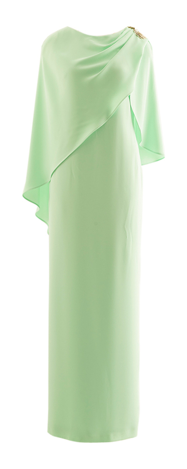 Groen kleed met sierlijk detail Carla Ruiz