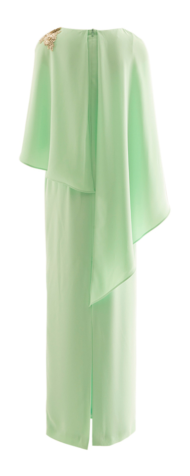 Groen kleed met sierlijk detail Carla Ruiz