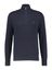 Blauwe katoenen trui met halfzip Tommy