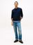 Blauwe trui in ribbel Tommy Hilfiger 