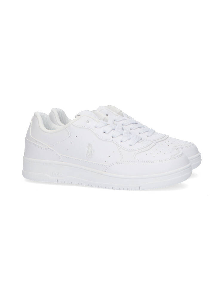 Triple white tumbled lage sneakers Polo Ralph Lauren