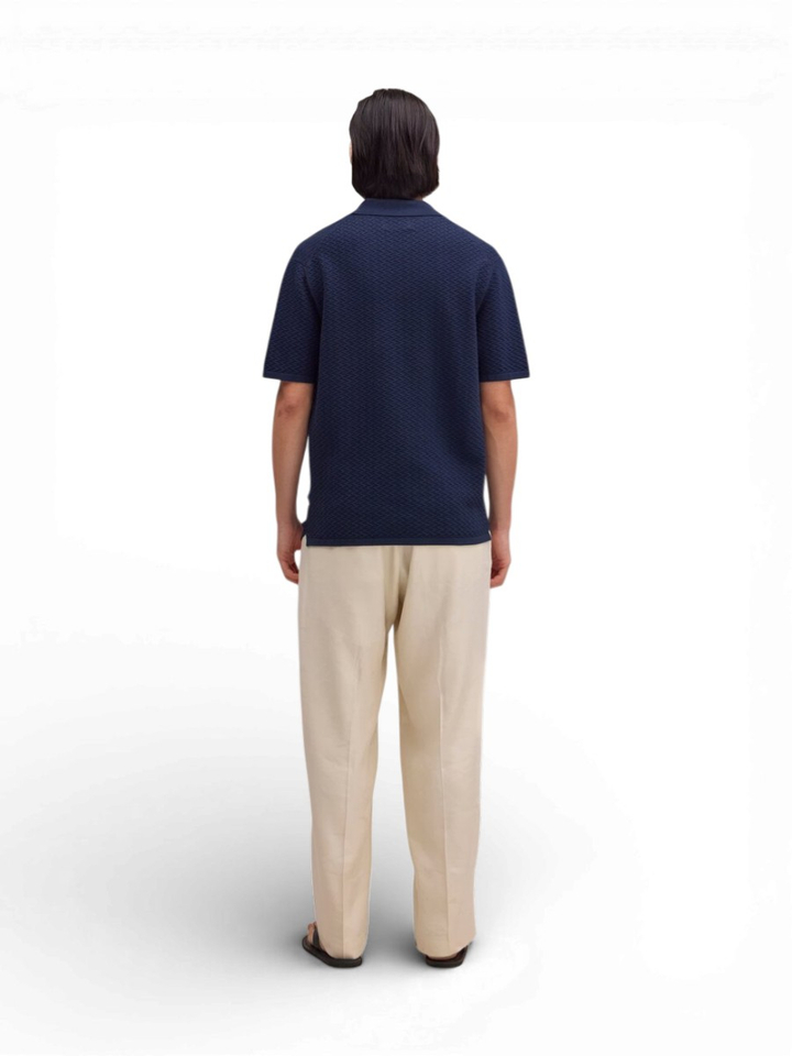 Donkerblauwe polo Paul NN. 07 