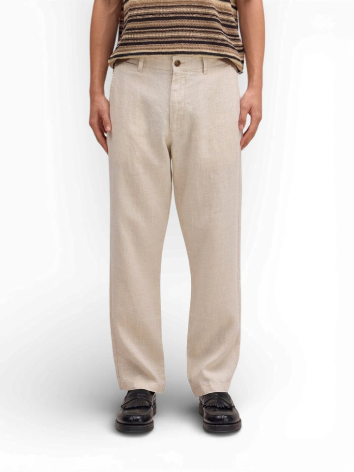 Beige linnen broek Aden NN. 07 