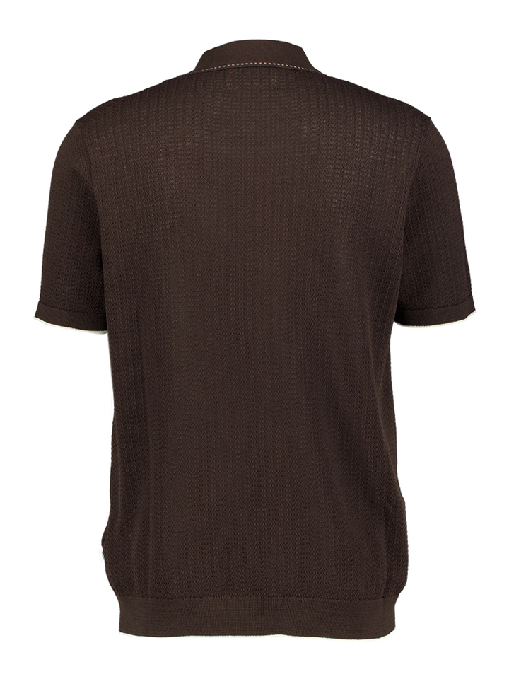 Donkerbruine polo Nalo NN.07