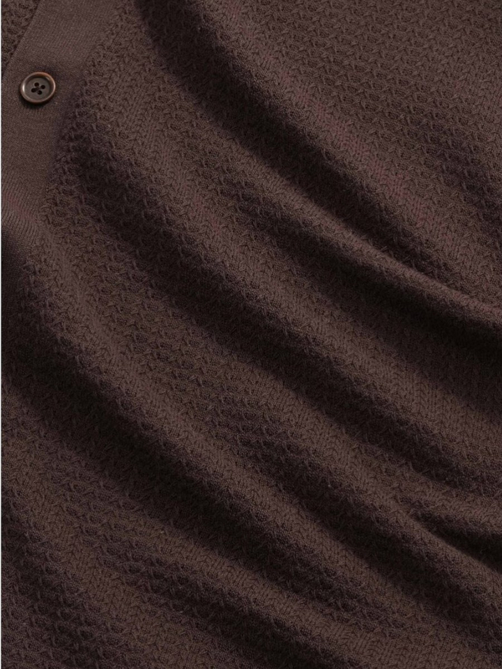 Donkerbruine polo Nalo NN.07