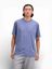 Blauwe katoenen T-shirt Adam NN.07