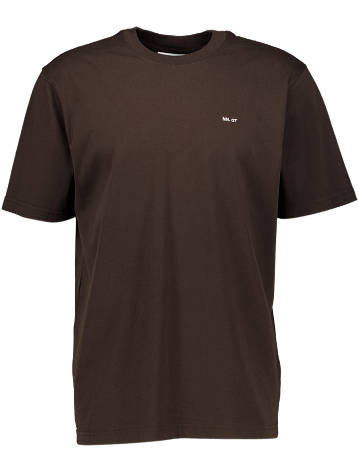 Bruine katoenen T-shirt Adam NN.07