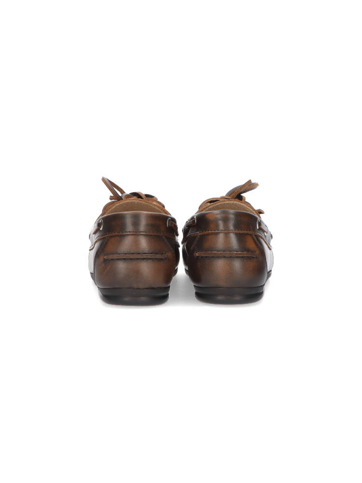 Leather coffee loafers Posa 