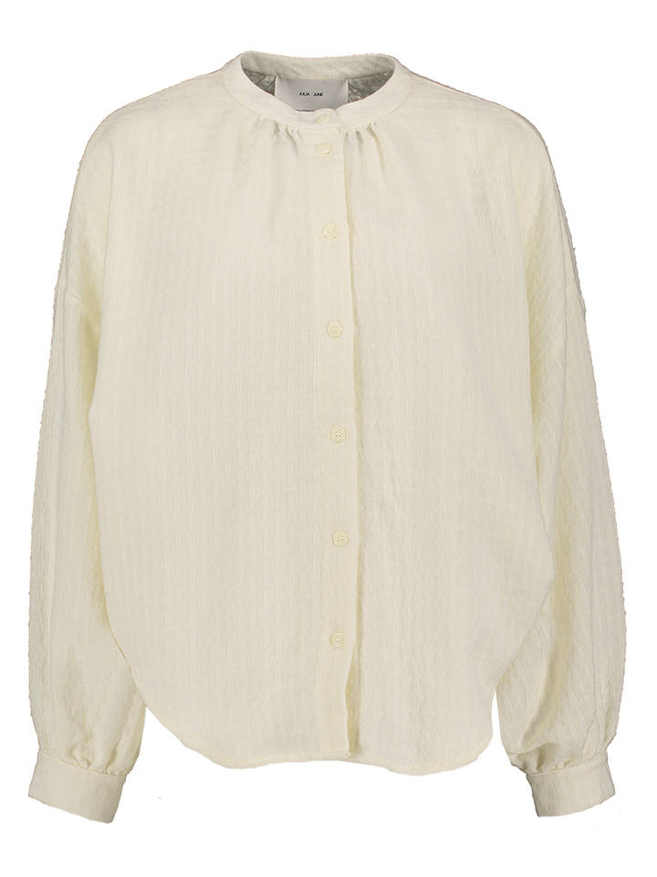 Ecrukleurige blouse met licht motief Gisele Julia June 