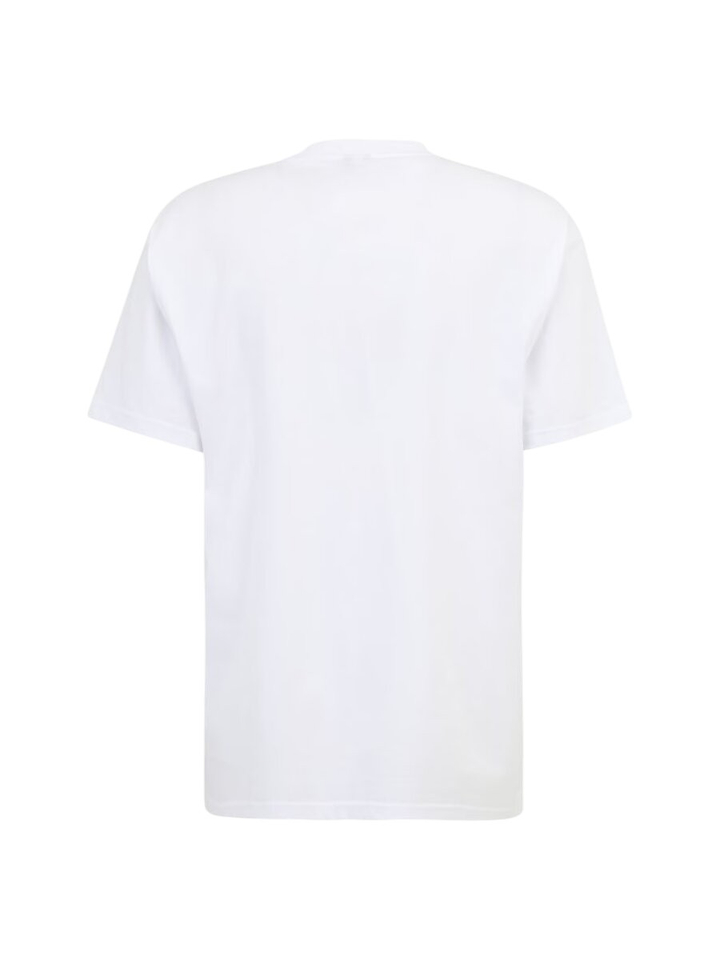 Witte t-shirt met borduur Homeoffice Iriedaily