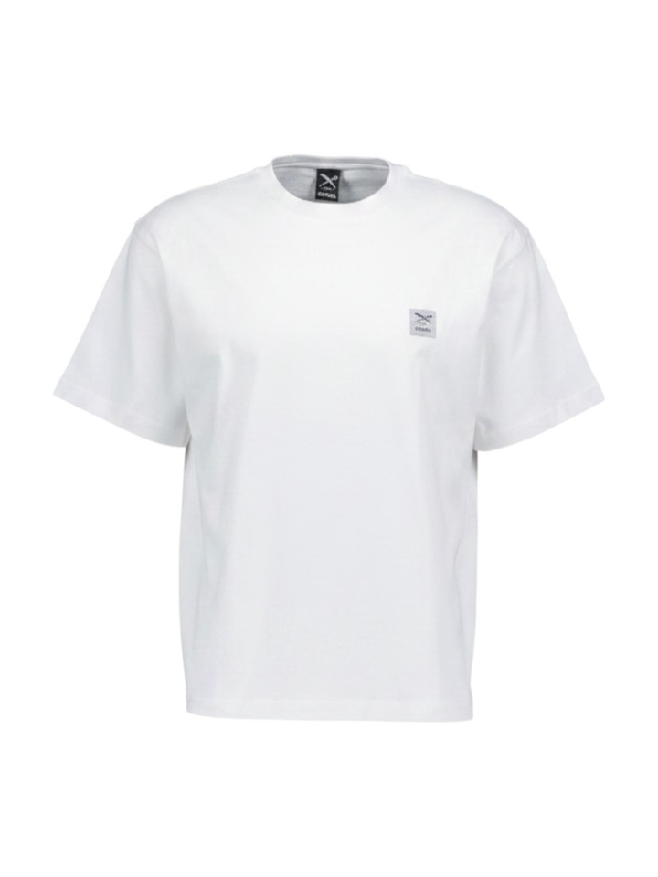 Witte katoenen T-shirt Heavy Flag Iriedaily