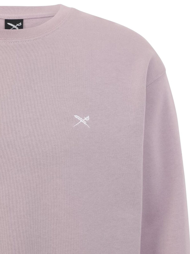 Lila sweater met logo Mini Flag Iriedaily